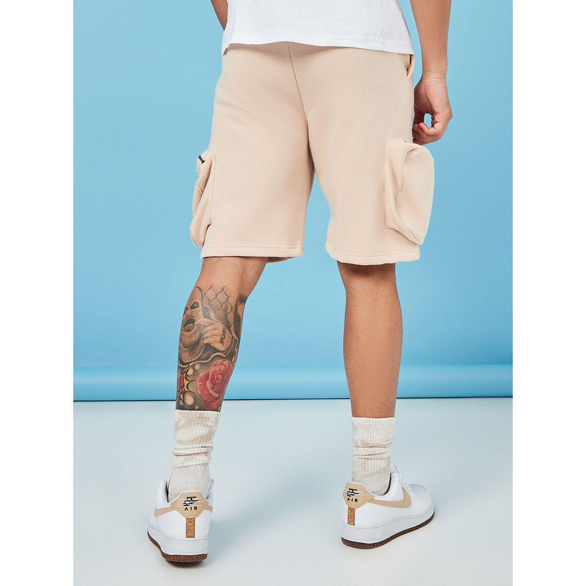 Styli Cargo Pocket Detail Terry Utility Shorts-men-clothing-bottoms-shorts-image-5