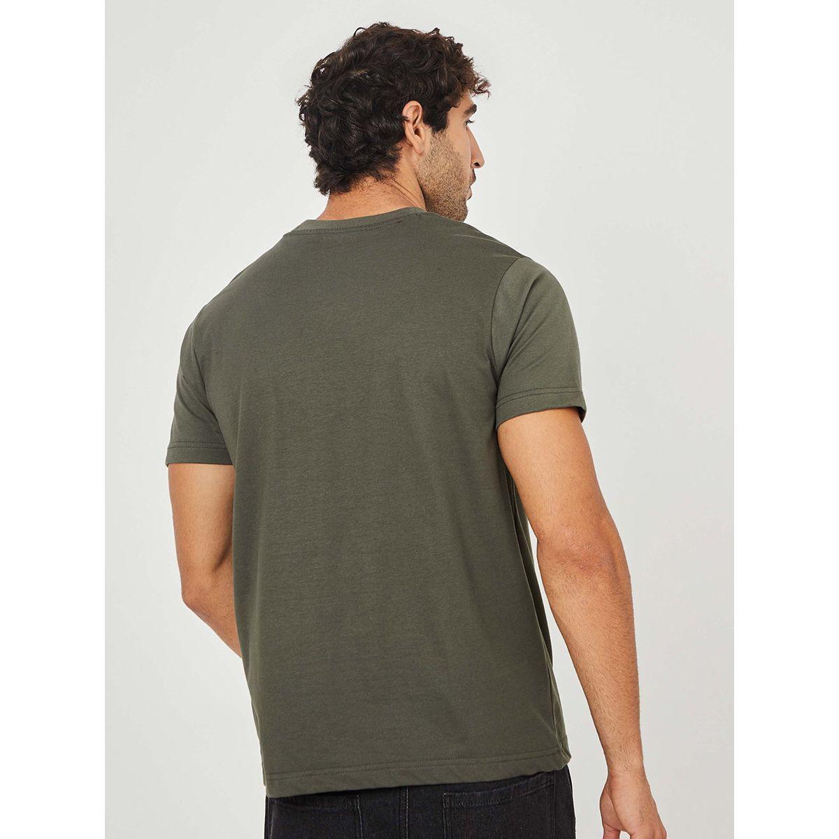 Styli Be Yourself Slogan Print Regular Fit T-shirt-men-clothing-tshirtsandpolos-tshirts-image-4