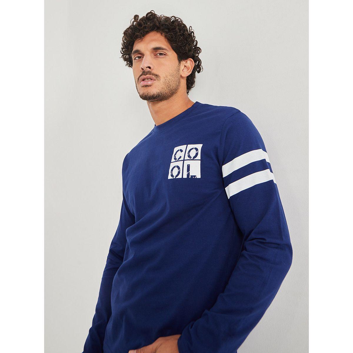 تيشيرت كاجوال باكمام طويلة من ستايلي-men-clothing-tshirtsandpolos-tshirts-image-1