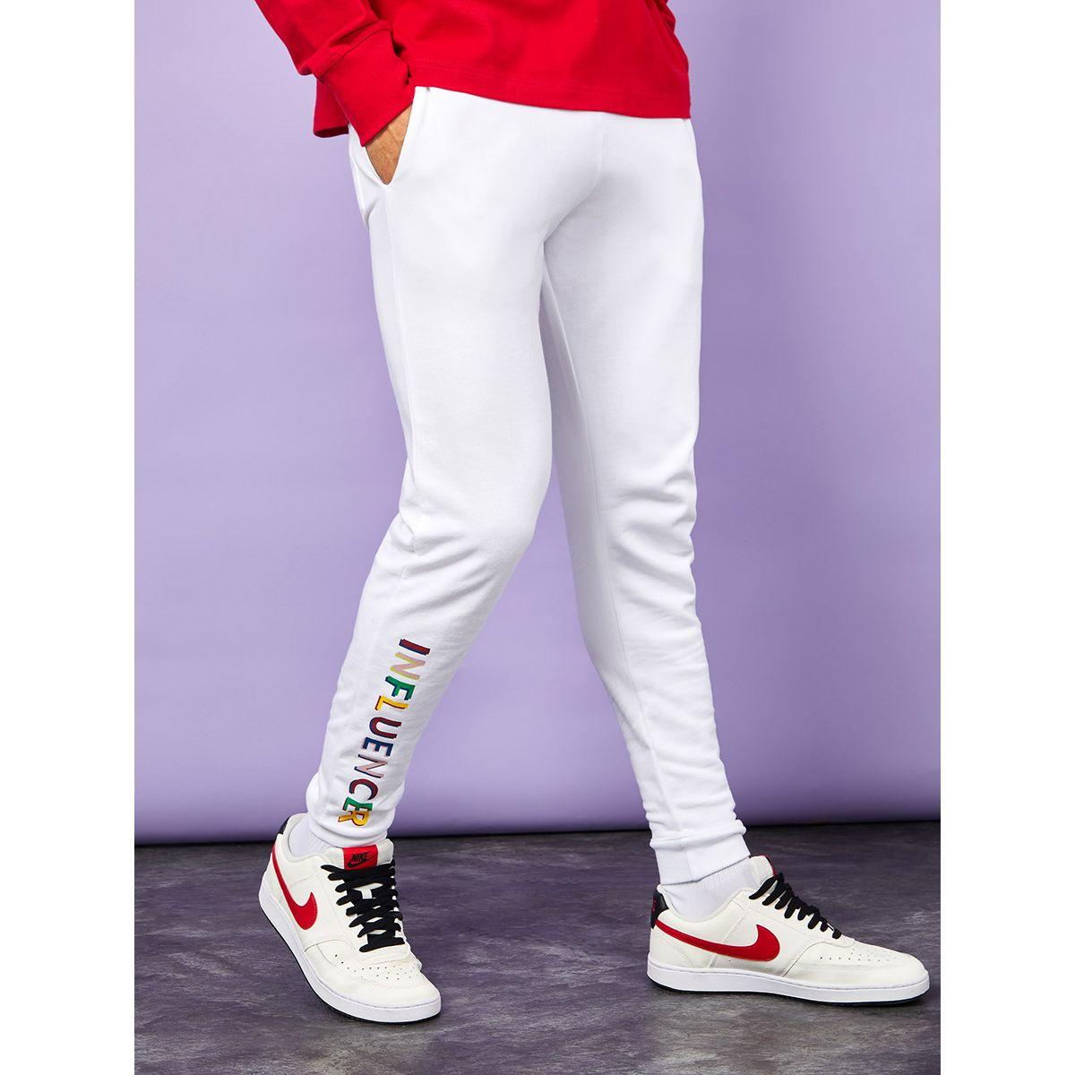 Styli Influencer Text Print Slim Fit Jogger-men-clothing-bottoms-joggers-image-2