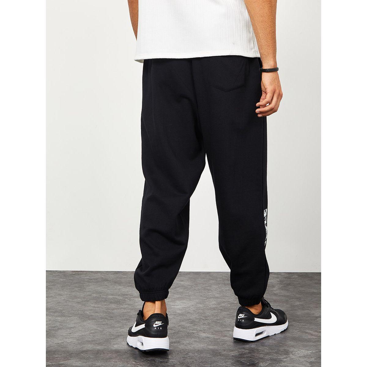Styli Slogan Detail Oversized Jogger with Side Pocket-men-clothing-bottoms-joggers-image-5