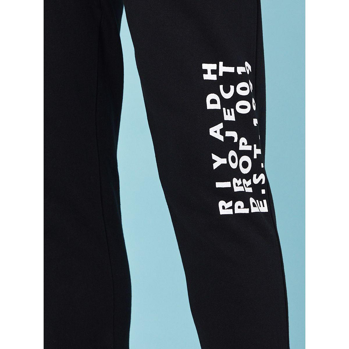 Styli Text Print Detail Slim Fit Jogger with Pockets-men-clothing-bottoms-joggers-image-3