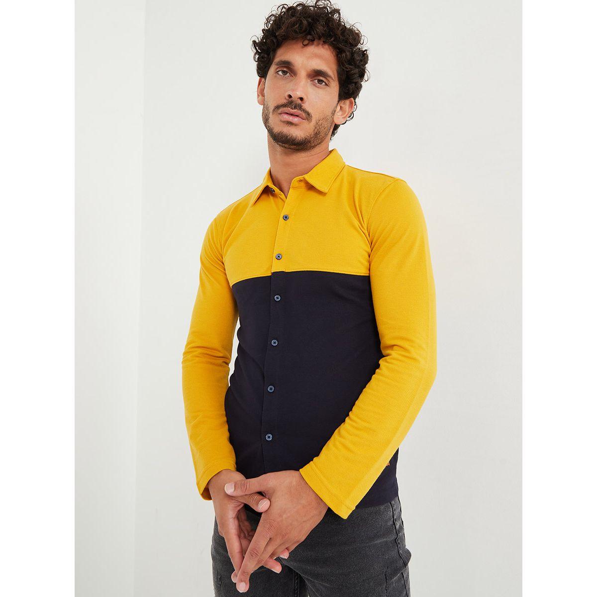 قميص بقصة سليم فت من ستايلي-men-clothing-shirts-image-1