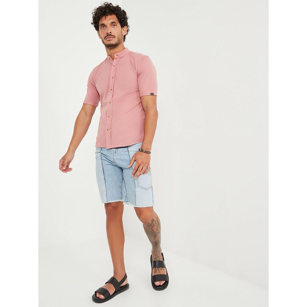 قميص محبوك باكمام قصيرة من ستايلي-men-clothing-shirts-image-2