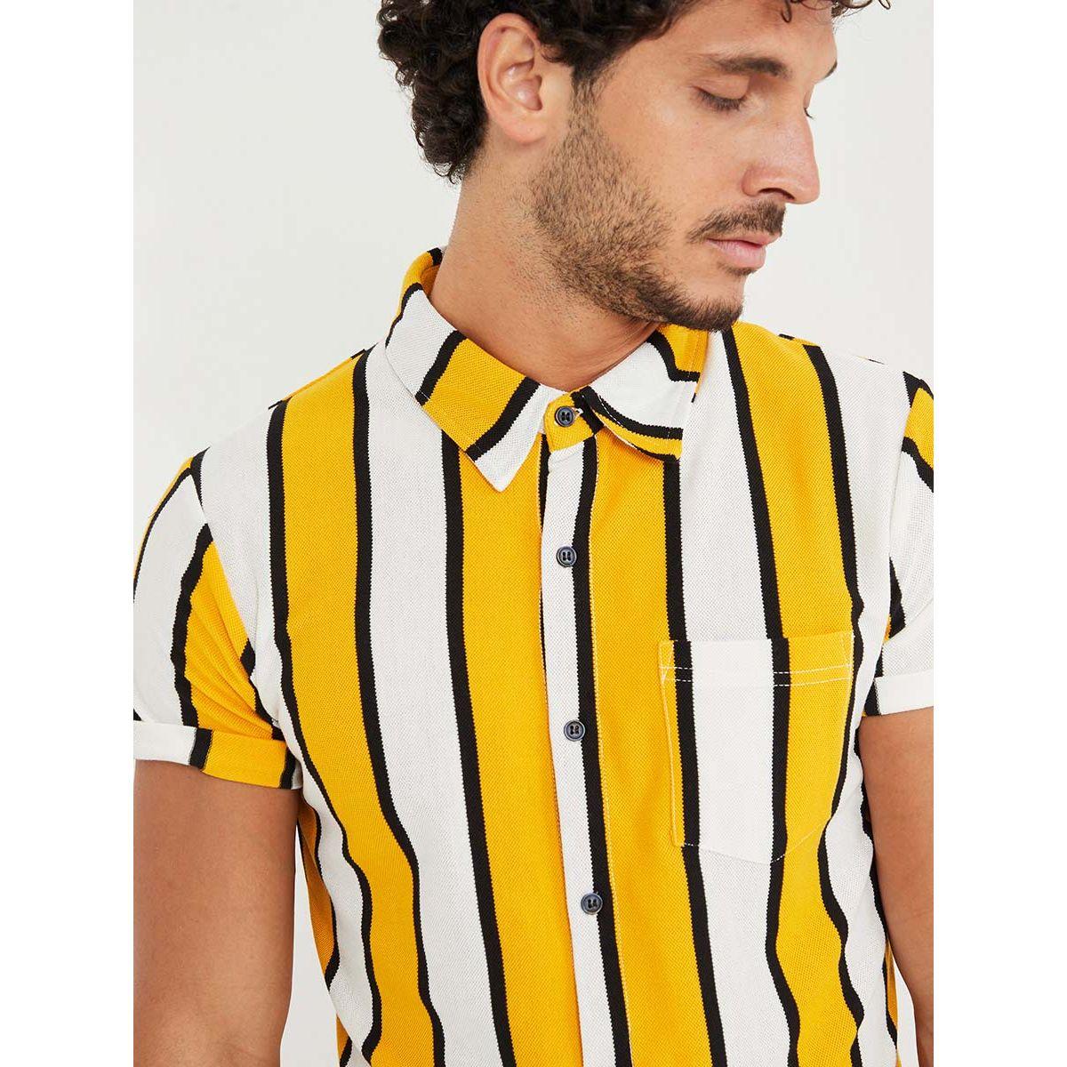 قميص مخطط بقصة سليم فت من ستايلي-men-clothing-shirts-image-3