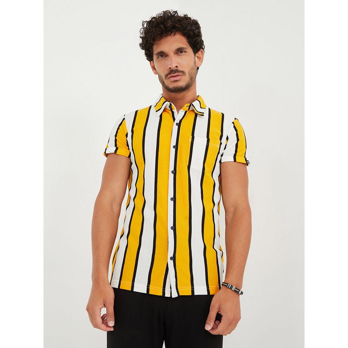 قميص مخطط بقصة سليم فت من ستايلي-men-clothing-shirts-image-5