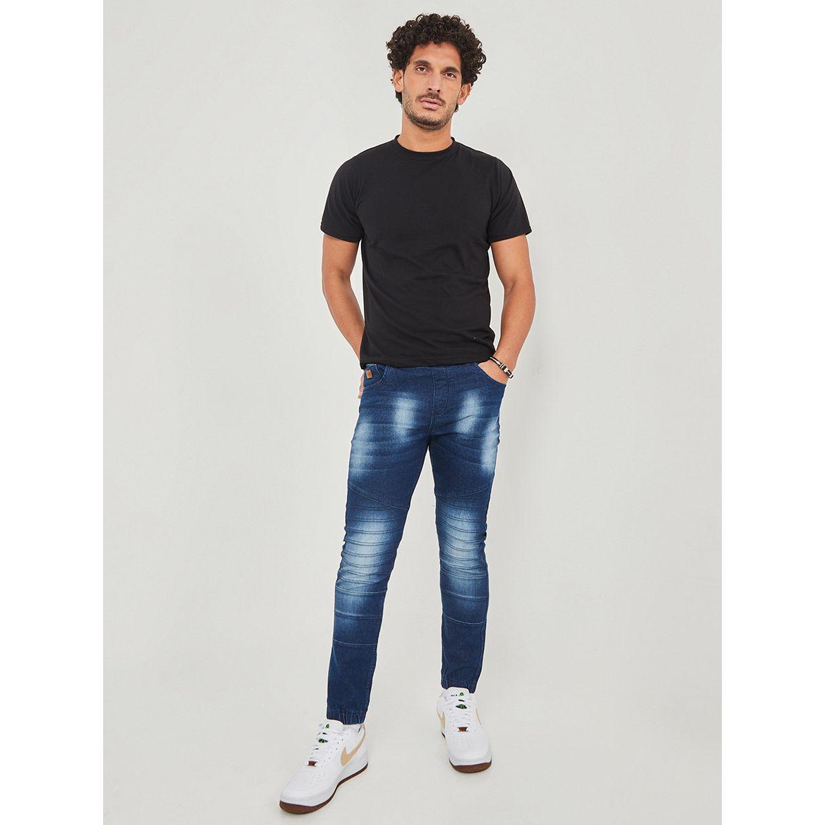 Styli Panelled Skinny Fit Jeans with Drawstring-men-clothing-bottoms-jeans-image-2