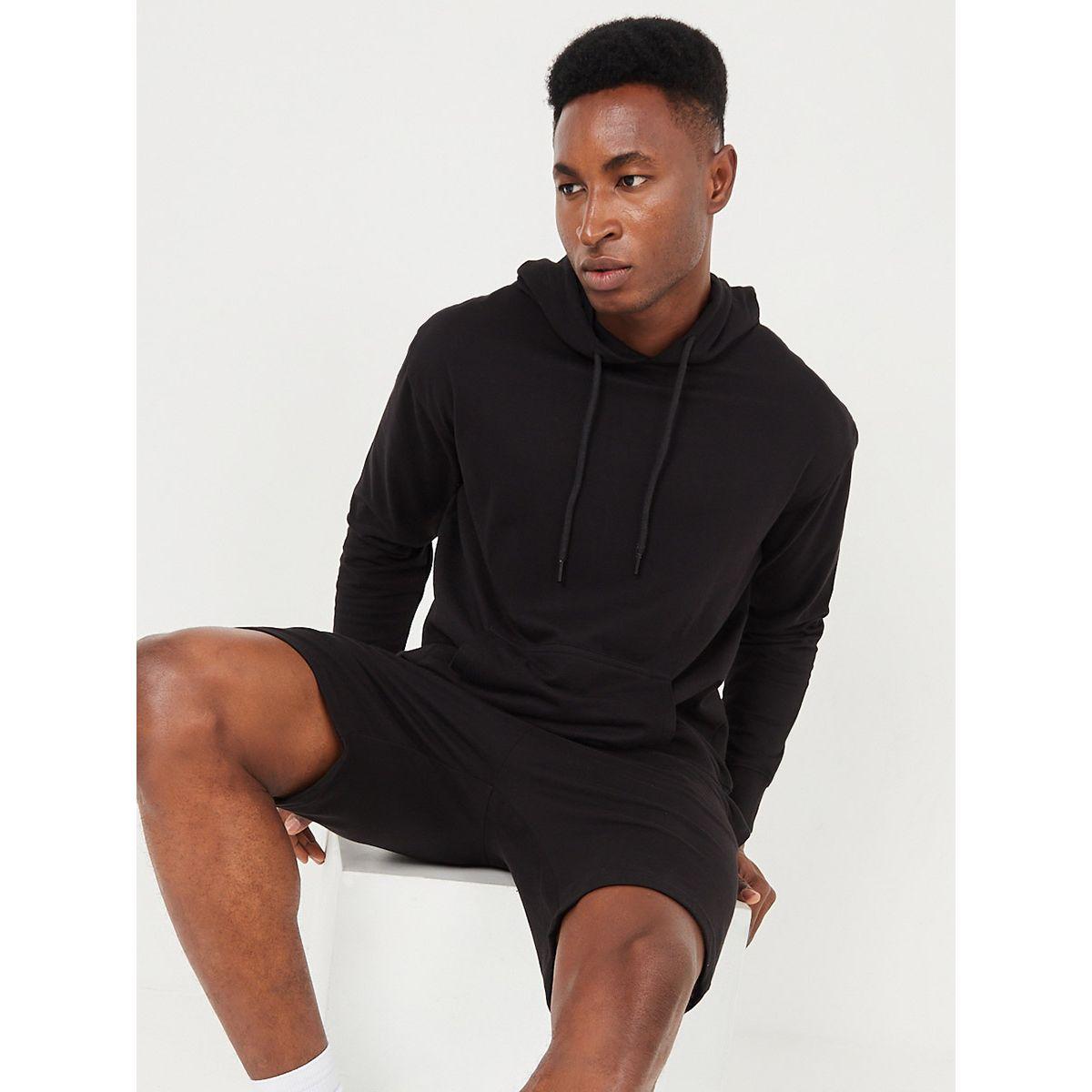 طقم منسق من ( سويت شيرت + شورت ) من ستايلي-men-clothing-coordsets-image-1