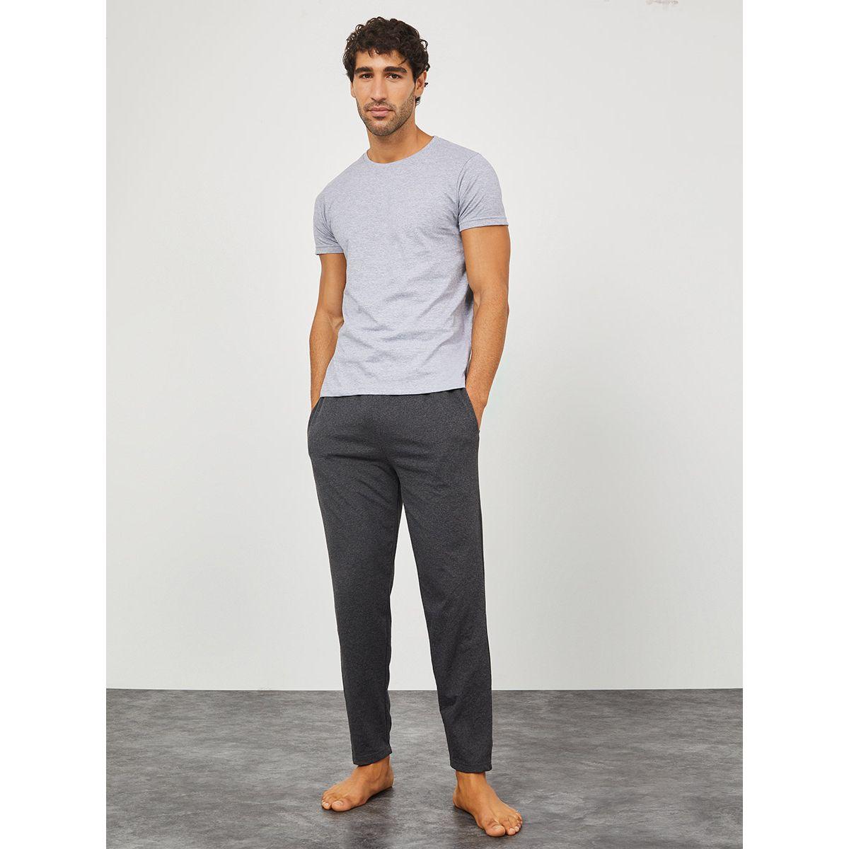 طقم بيجاما ( تيشيرت + بنطال ) من ستايلي-men-clothing-nightwear-sets-image-1