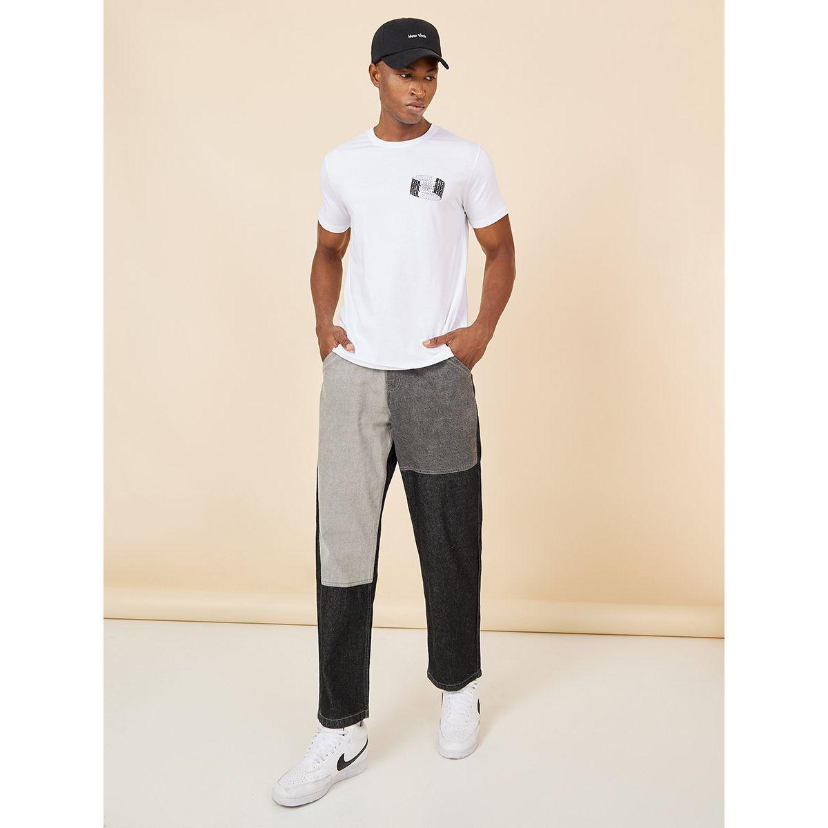 Styli Believe In Yourself Slogan Print Regular Fit T-shirt-men-clothing-tshirtsandpolos-tshirts-image-2