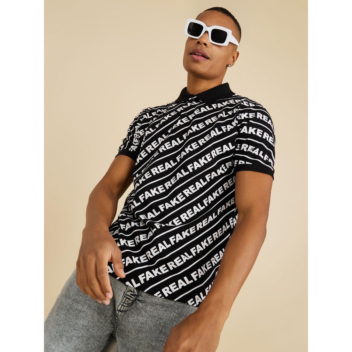 تيشيرت بولو مطبع بكتابة-men-clothing-tshirtsandpolos-polos-image-4
