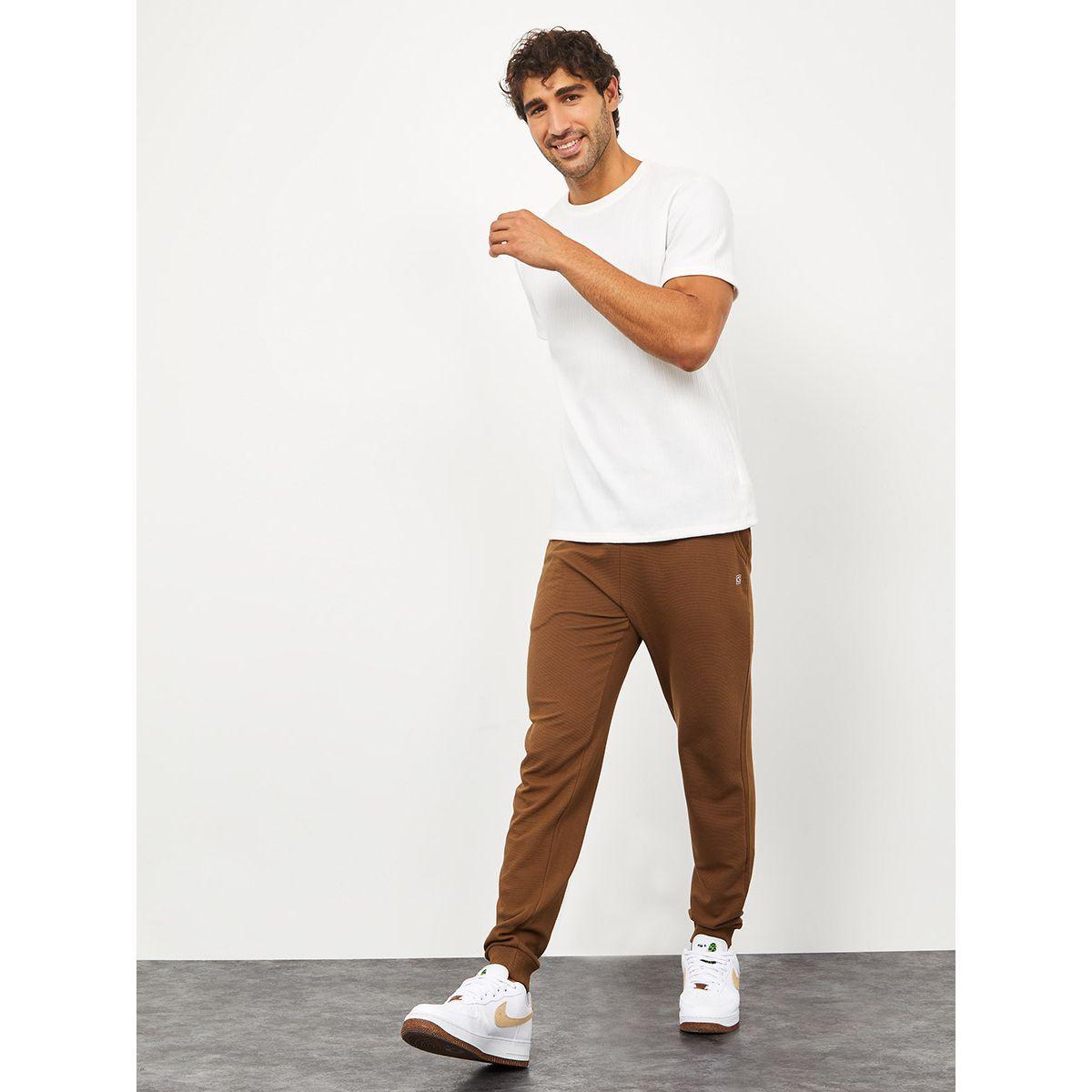 Styli Rib Cuffed Jogger with Side Pocket-men-clothing-bottoms-joggers-image-2