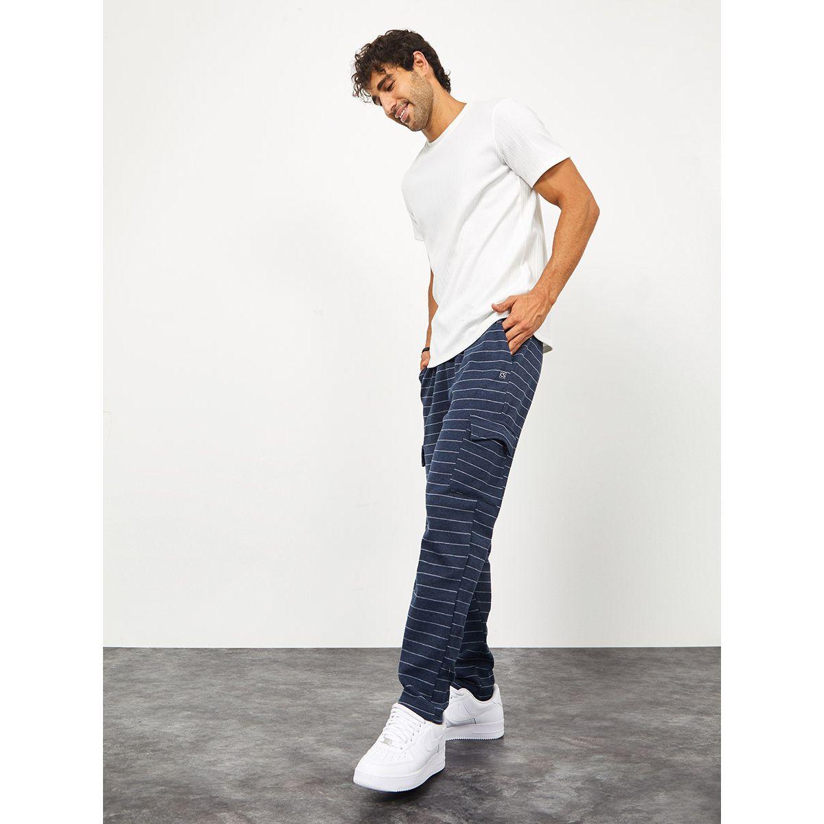 Styli Cargo Pocket Detail Striped Knit Jogger-men-clothing-bottoms-joggers-image-2