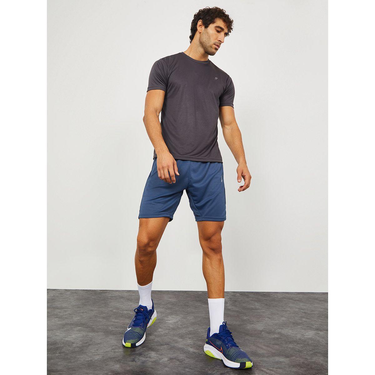 Styli Logo Detail Regular Fit Active Shorts-men-clothing-sportswearandactivewear-bottoms-image-1