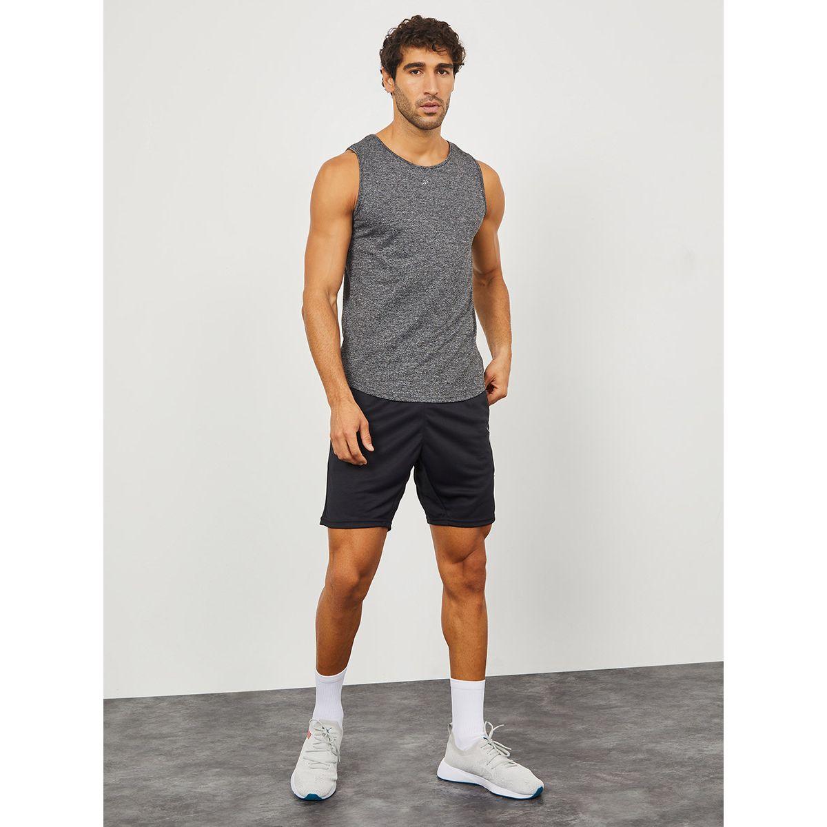 شورت رياضي مطبع بشعار-men-clothing-sportswearandactivewear-bottoms-image-2