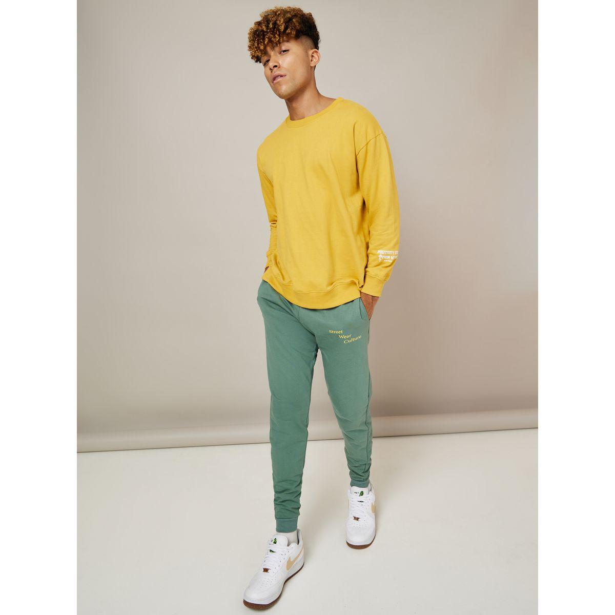 Styli Slogan Print Slim Fit Jogger with Drawstring-men-clothing-bottoms-joggers-image-2