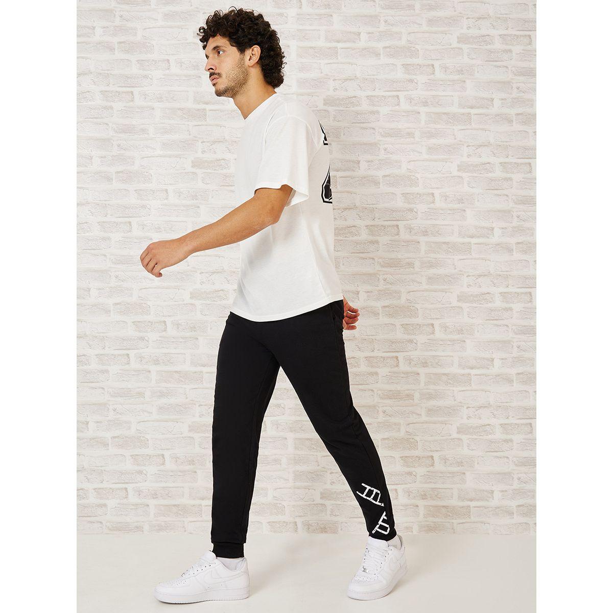Styli Slim Fit Jogger with Bottom Ladder Print-men-clothing-bottoms-joggers-image-1