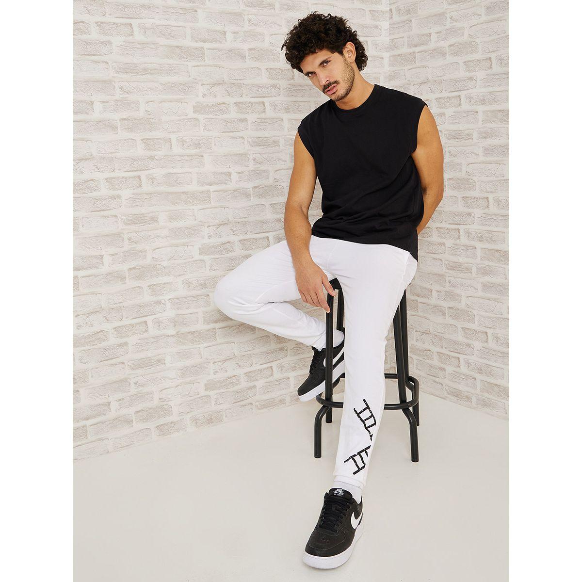 Styli Slim Fit Jogger with Bottom Ladder Print-men-clothing-bottoms-joggers-image-1