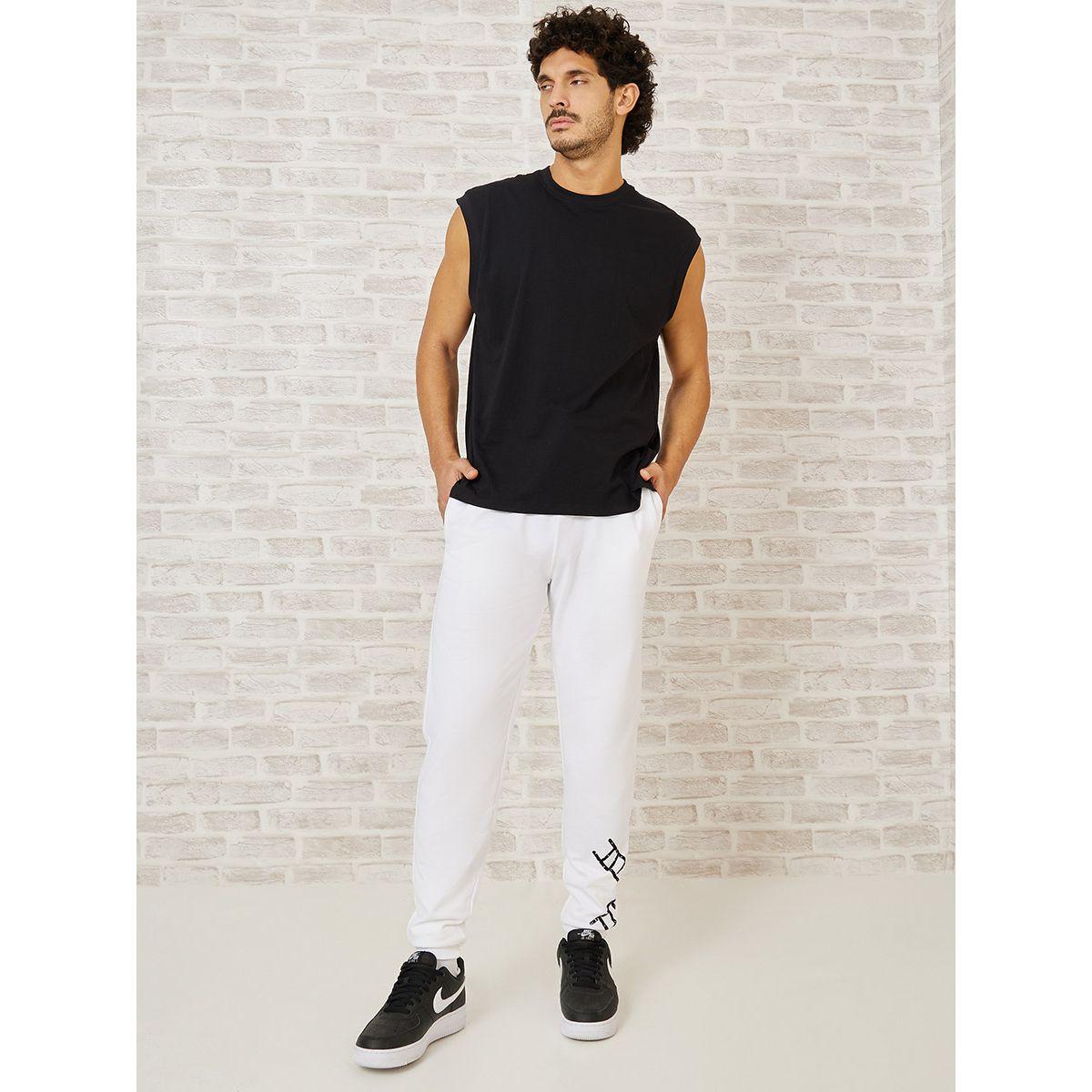 Styli Slim Fit Jogger with Bottom Ladder Print-men-clothing-bottoms-joggers-image-2