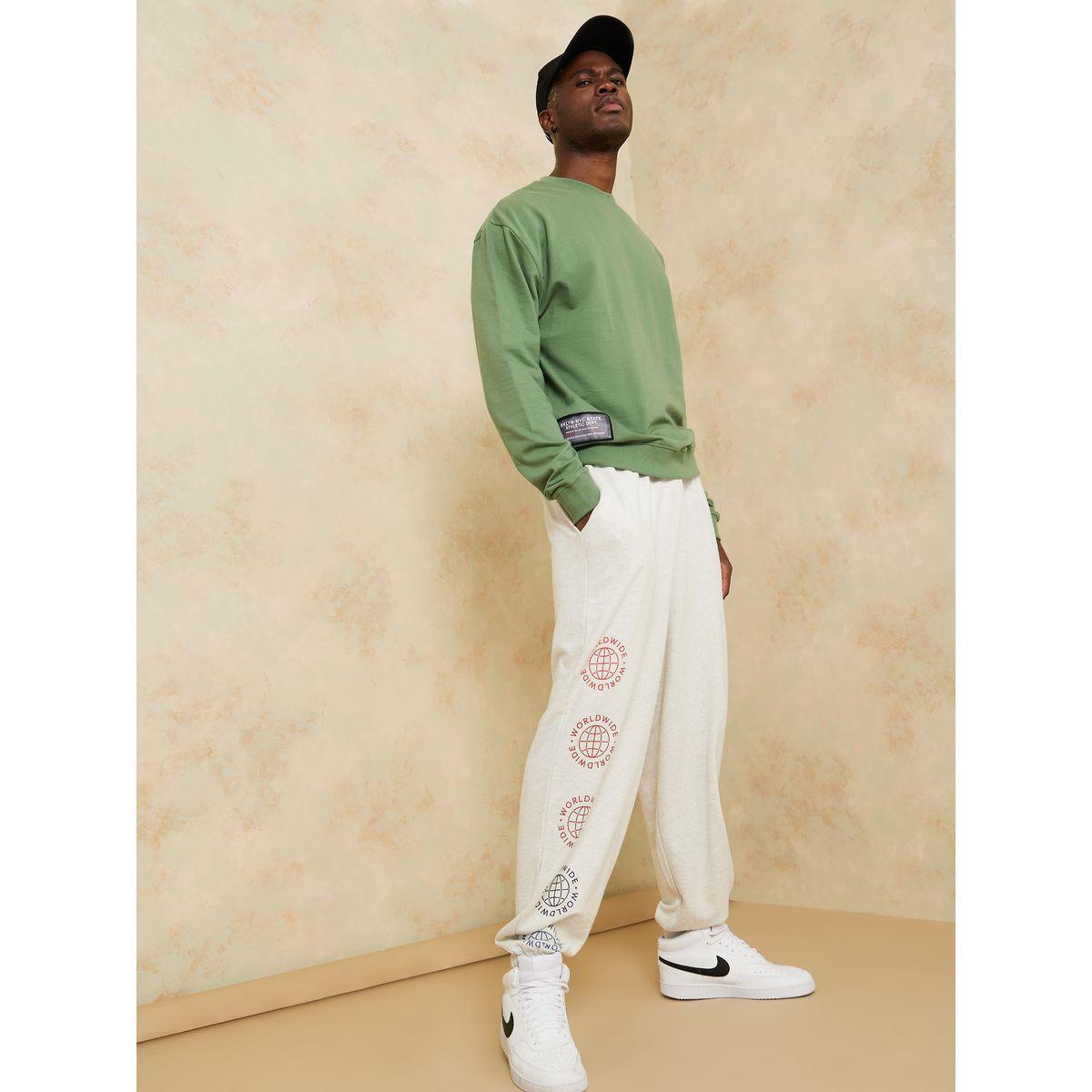 Styli Side Placement Print Oversized Jogger-men-clothing-bottoms-joggers-image-4