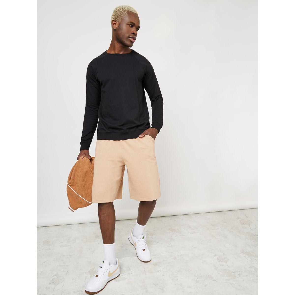 شورت بقصة واسعة واربطة خصر-men-clothing-bottoms-shorts-image-2
