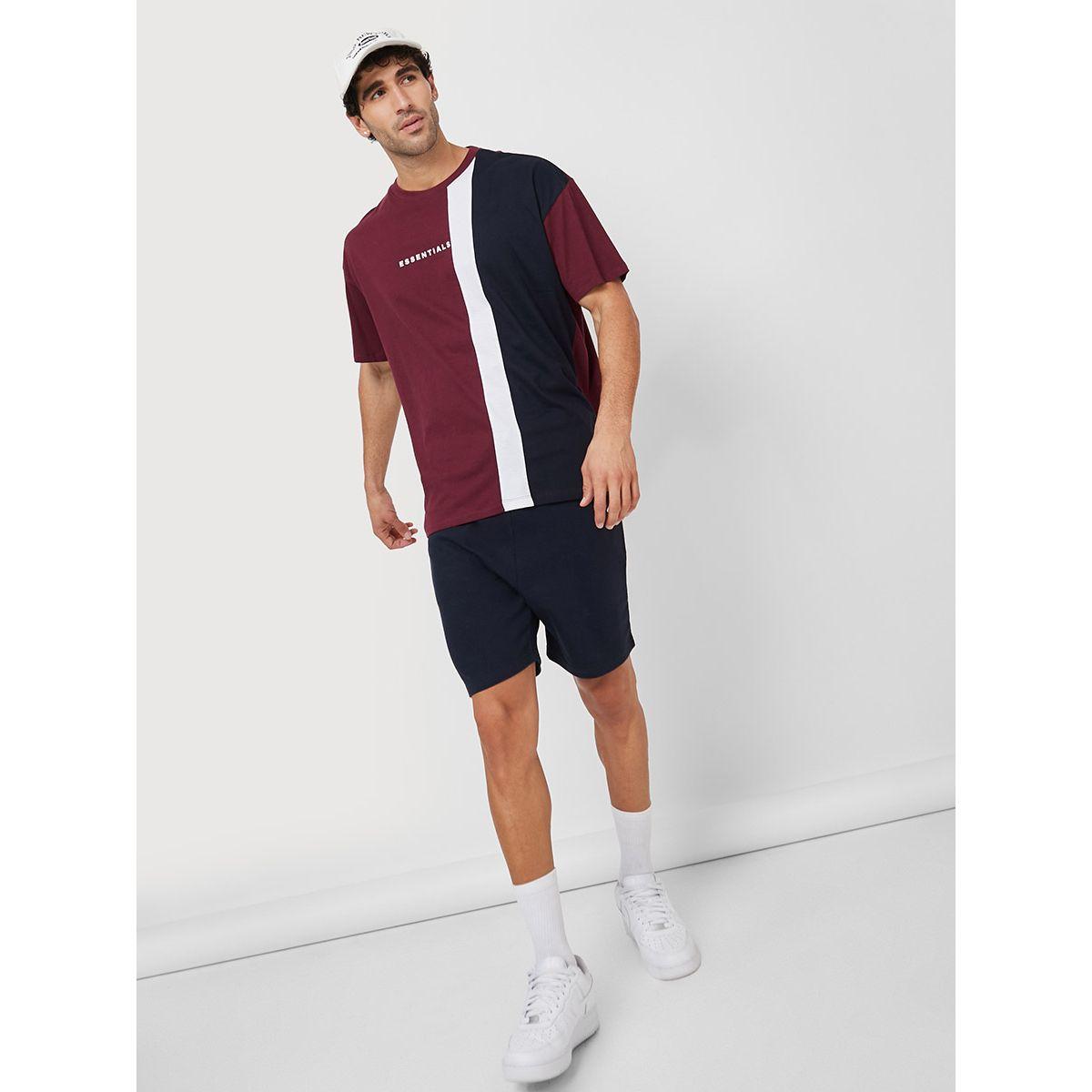 Styli Embroidered Logo Regular Shorts with Drawstring Detail-men-clothing-bottoms-shorts-image-2