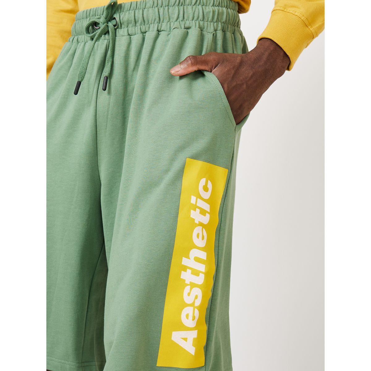 Styli Side Slogan Print Oversized Shorts-men-clothing-bottoms-shorts-image-3