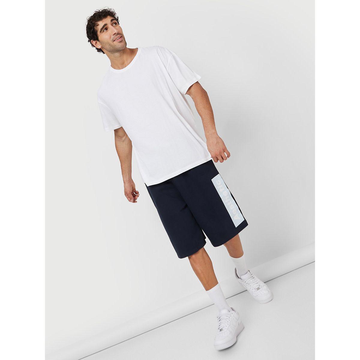 Styli Varsity Print Detail Oversized Shorts-men-clothing-bottoms-shorts-image-2