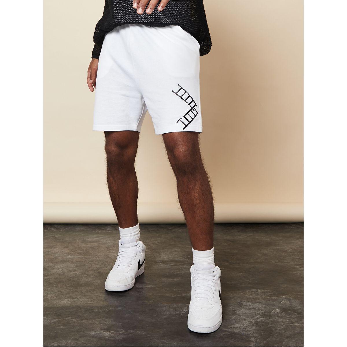 Styli Side Ladder Print Regular Fit Shorts-men-clothing-bottoms-shorts-image-1