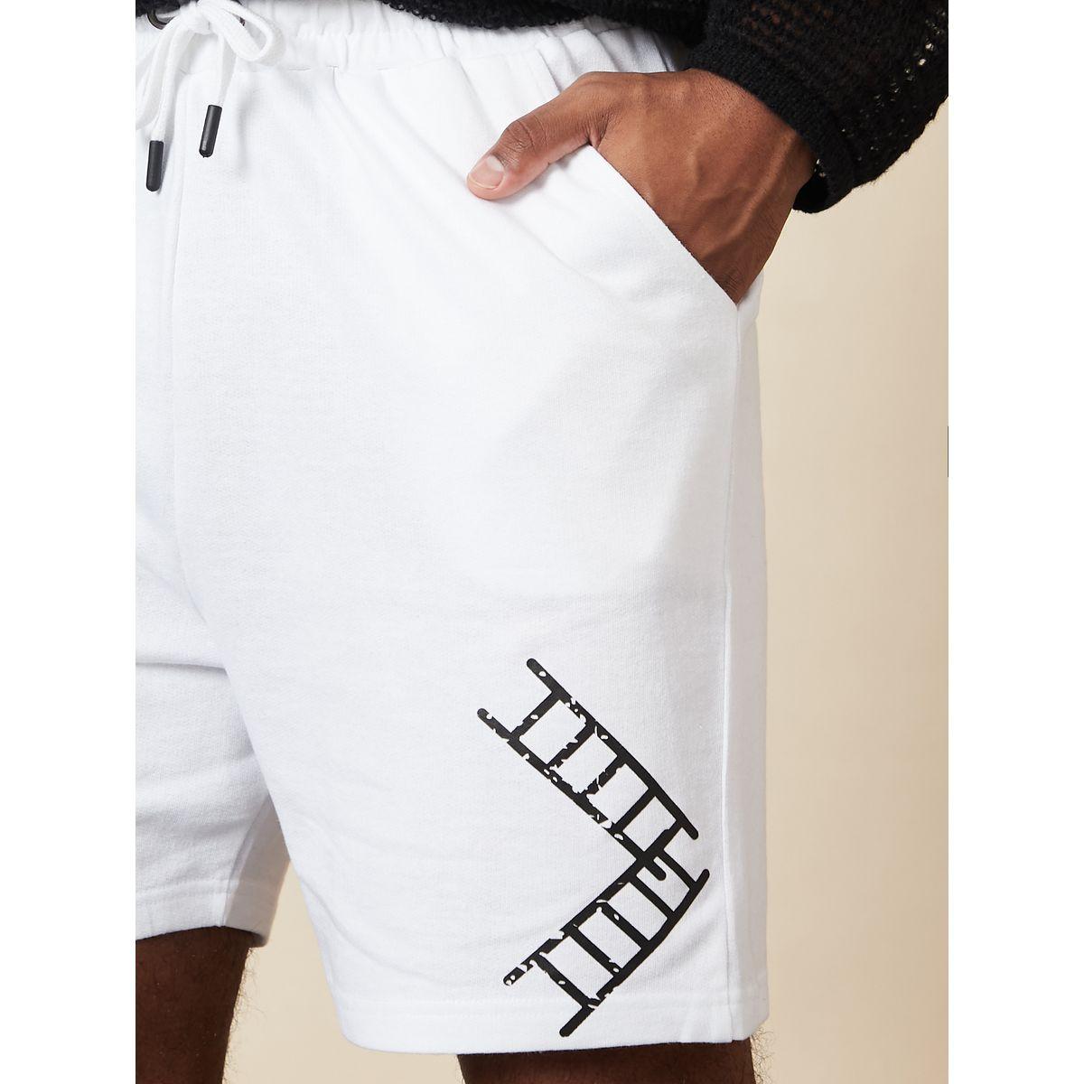 Styli Side Ladder Print Regular Fit Shorts-men-clothing-bottoms-shorts-image-3