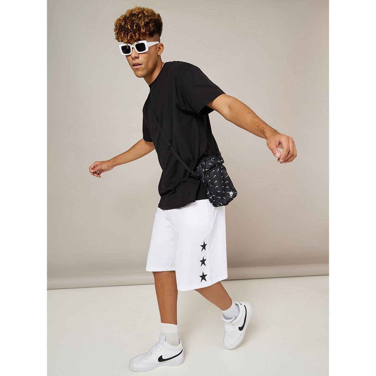 Styli Star Print Detail Oversized Shorts-men-clothing-bottoms-shorts-image-3