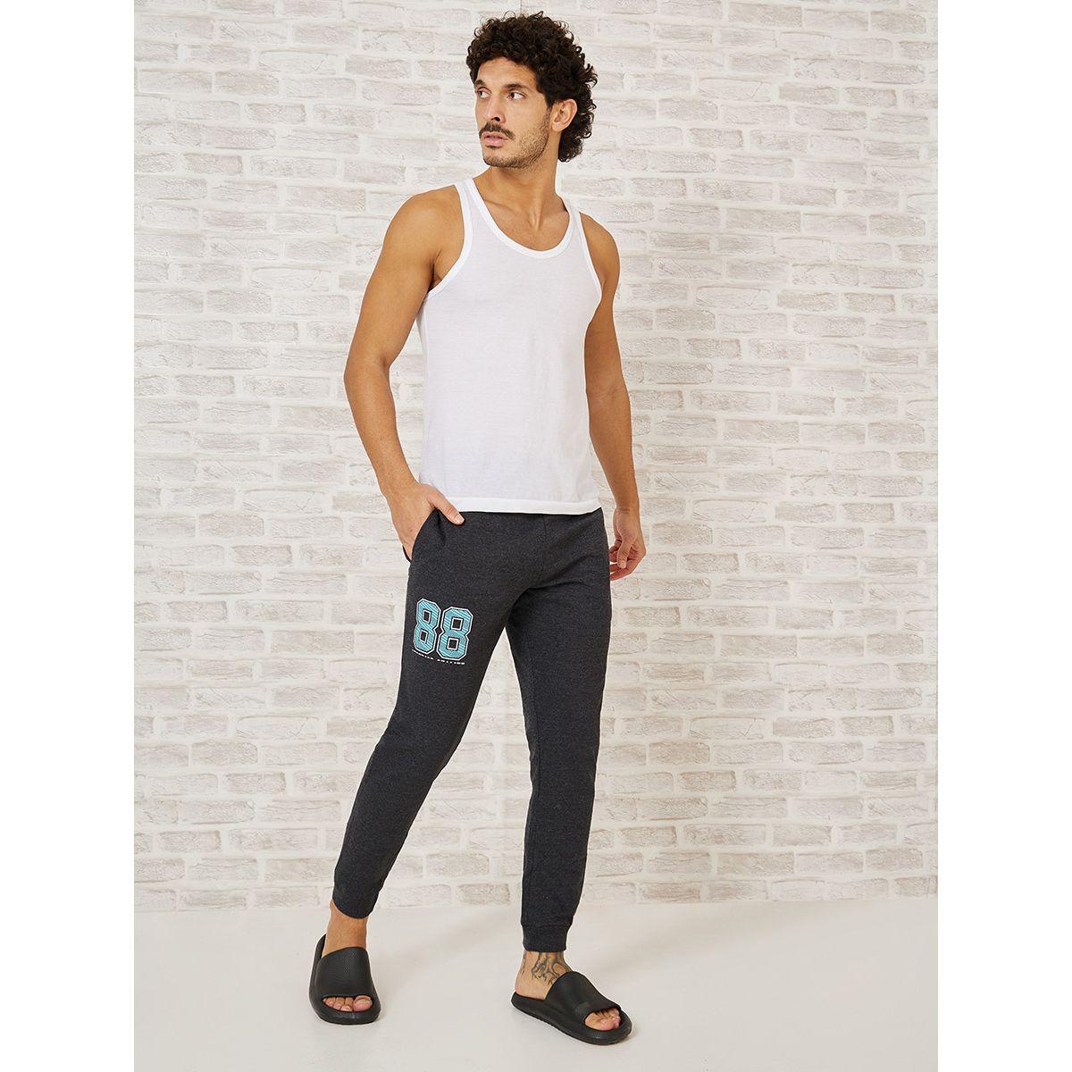 Styli Number Placement Print Lounge Jogger-men-clothing-nightwear-pyjamaandshorts-image-1