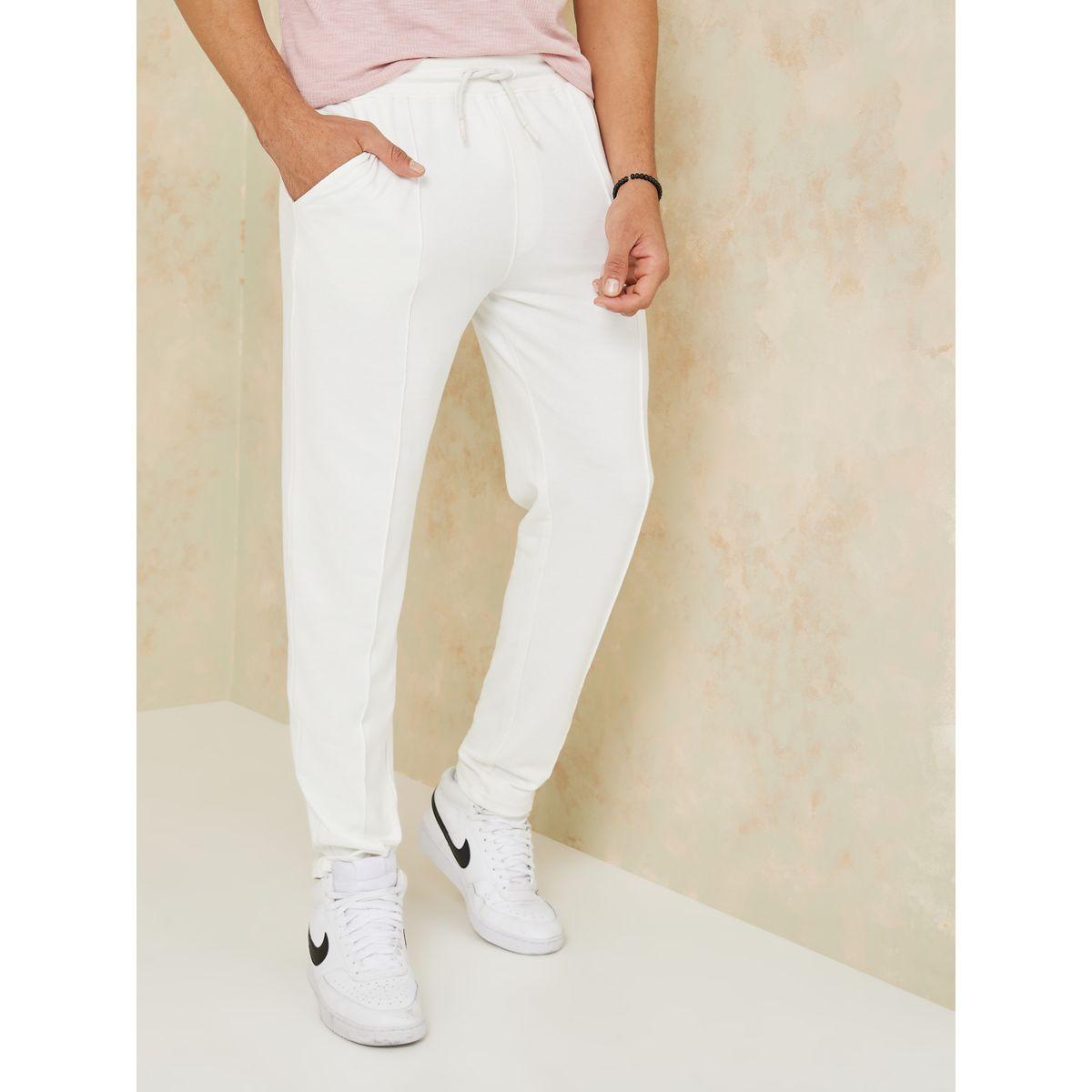 Buy Men s Styli Front Pintuck Detail Slim Fit Jogger Online Centrepoint UAE