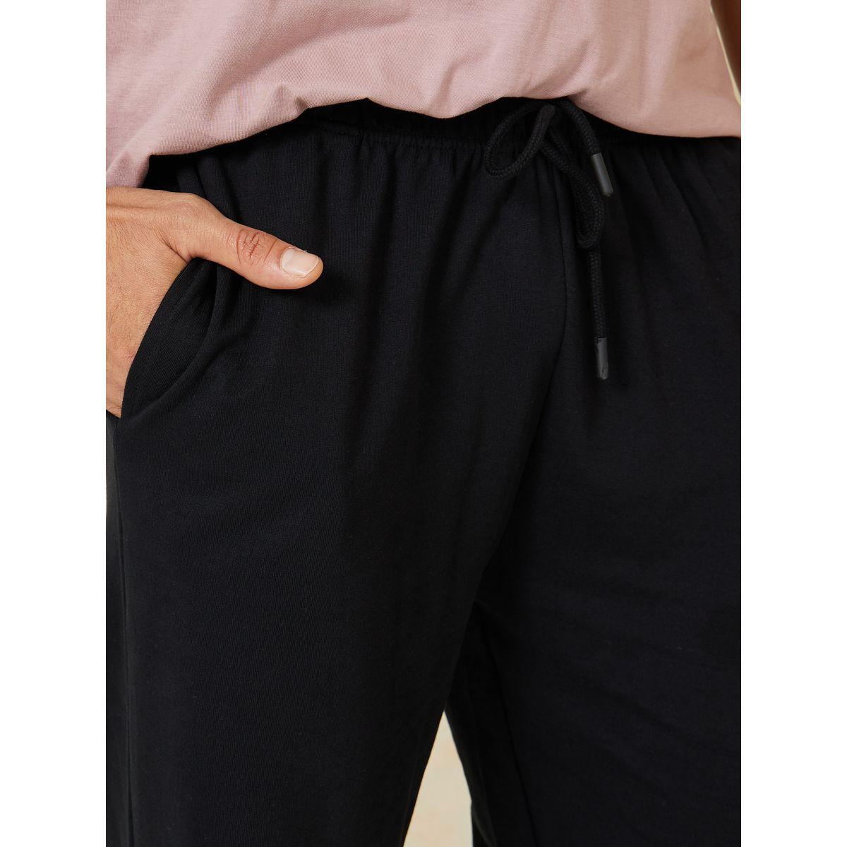 جوغر بقصة مريحة واساور مطاطية-men-clothing-bottoms-joggers-image-3