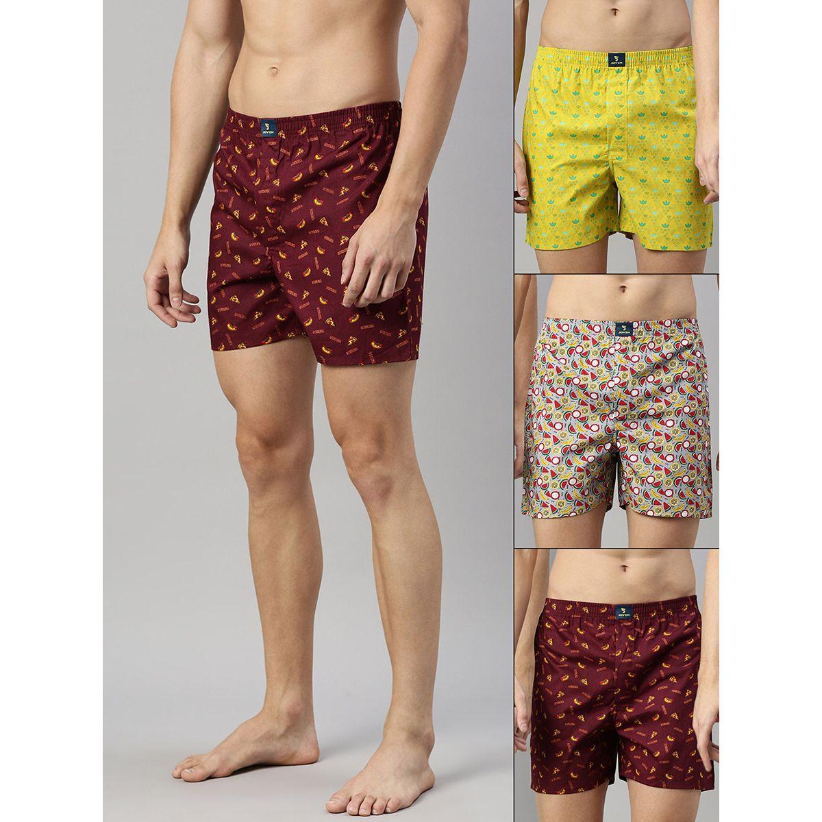 Styli Pack of 3 - Cotton Printed Woven Boxers-men-clothing-innerwear-underwear-image-1