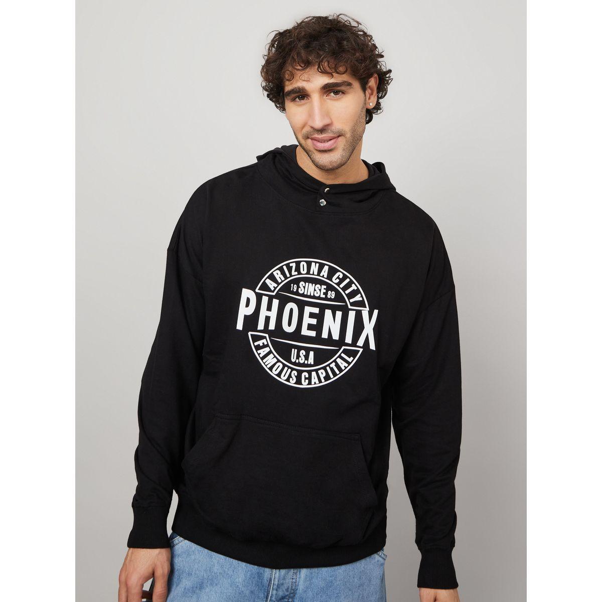 Styli Front Graphic Print Oversized Button Up Hoodie-men-winterwear-hoodiesandsweatshirts-image-2