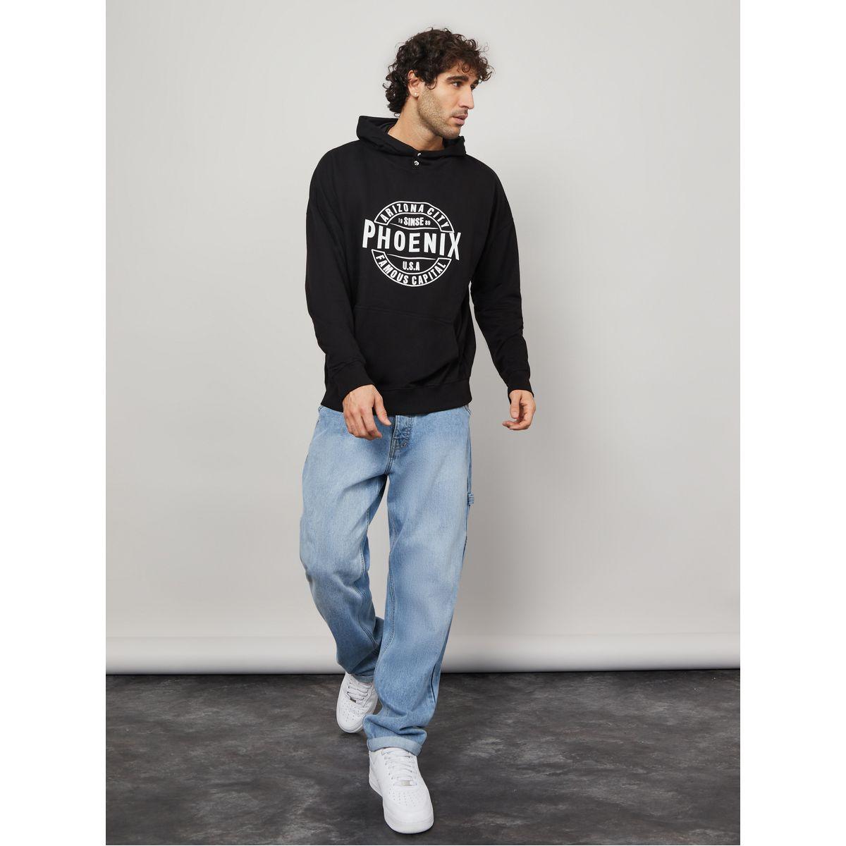 Styli Front Graphic Print Oversized Button Up Hoodie-men-winterwear-hoodiesandsweatshirts-image-3