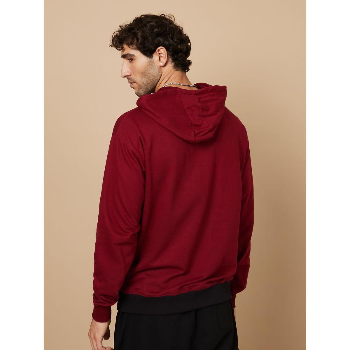 Styli Colorblock Regular Fit Hoodie with Kangaroo Pocket-men-winterwear-hoodiesandsweatshirts-image-6