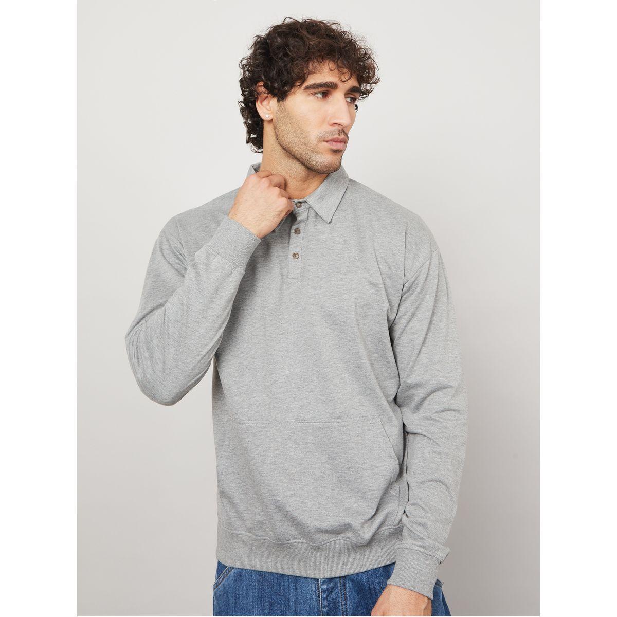 سويت شيرت بياقة بنمط بولو-men-winterwear-hoodiesandsweatshirts-image-3