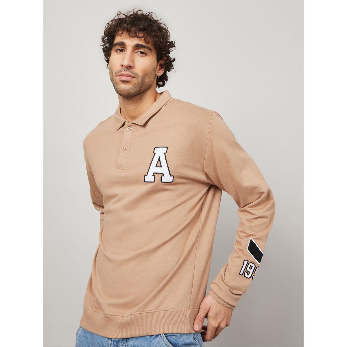 سويت شيرت بقصة بوكسي-men-winterwear-hoodiesandsweatshirts-image-2