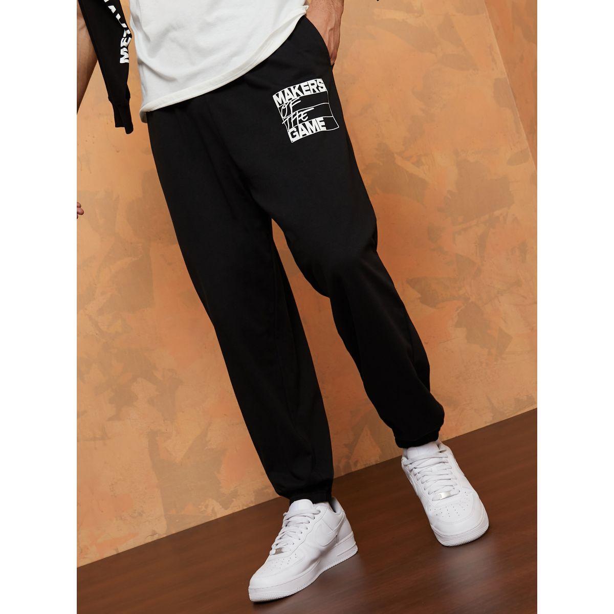 Styli Slogan Print Oversized Jogger-men-clothing-bottoms-joggers-image-1