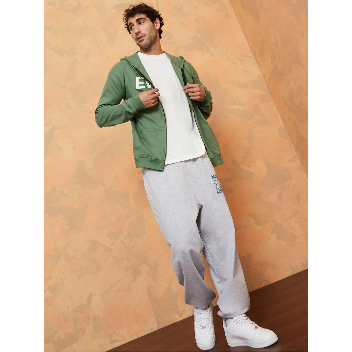 هودي مطبع بكتابة مع سحاب غلق-men-winterwear-hoodiesandsweatshirts-image-2