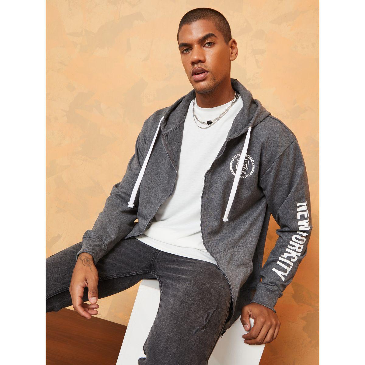 هودي بقصة بوكسي وسحاب غلق-men-winterwear-hoodiesandsweatshirts-image-1