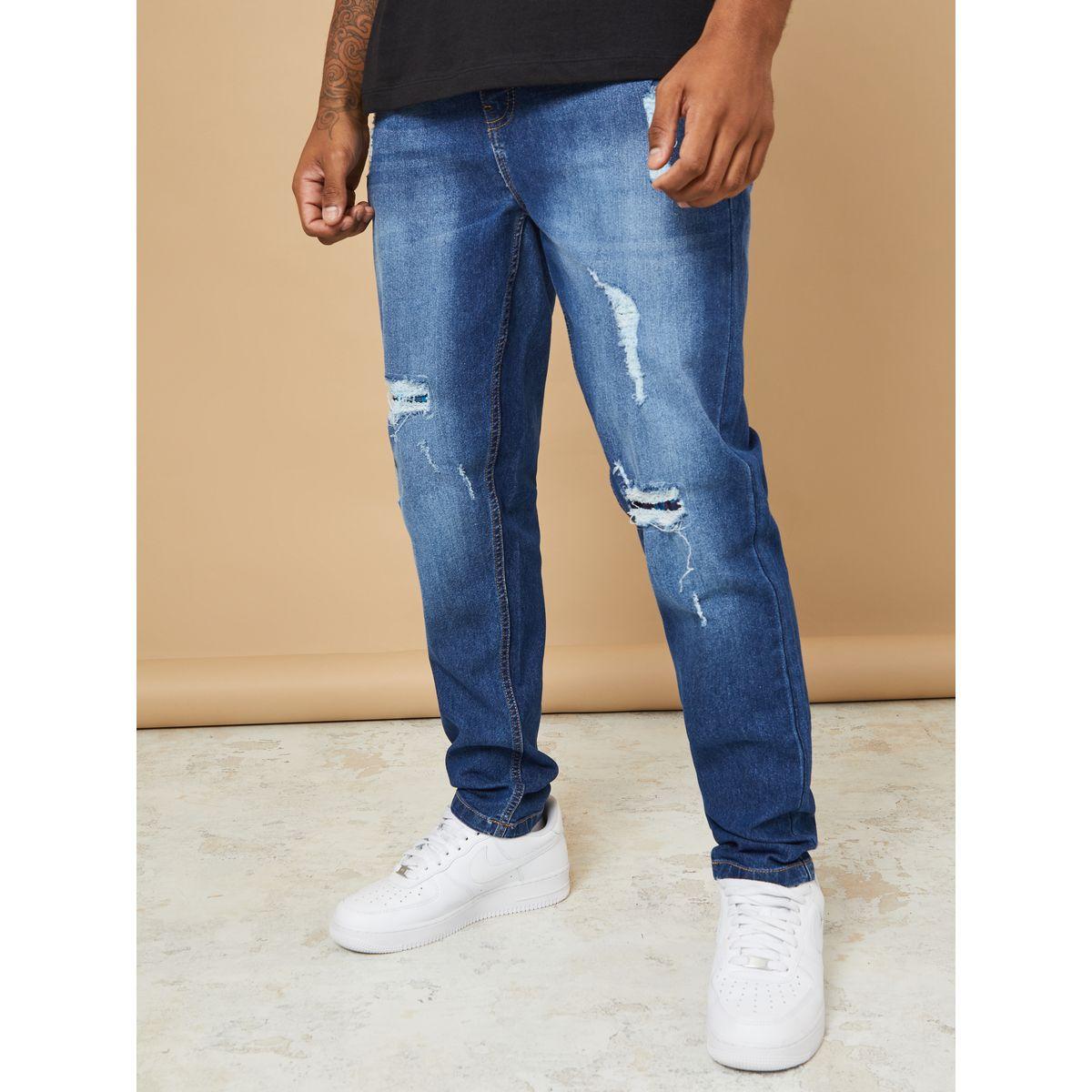 بنطال جينز مزين بشقوق-men-clothing-bottoms-jeans-image-1
