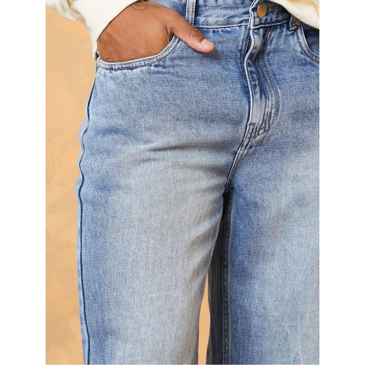 Styli Regular Fit Jeans with Knee Rip Detail-men-clothing-bottoms-jeans-image-3