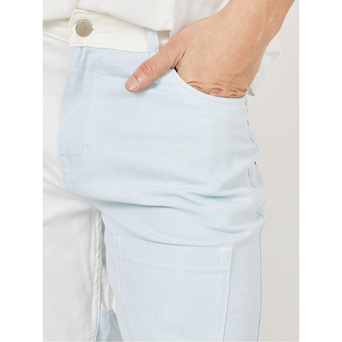 Styli Spliced Regular Fit Jeans with Pocket Construct-men-clothing-bottoms-jeans-image-3