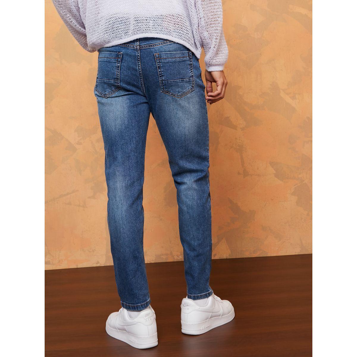 Styli Whisker Detail Slim Fit Jeans-men-clothing-bottoms-jeans-image-4