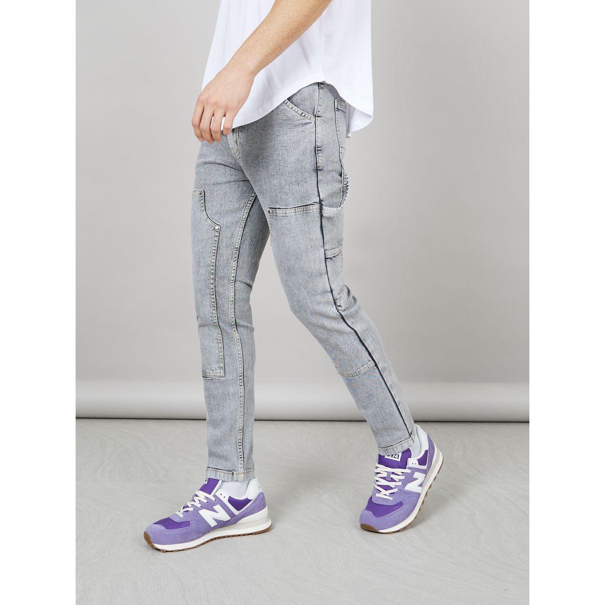 جينز قصير بقصة ضيقة-men-clothing-bottoms-jeans-image-1