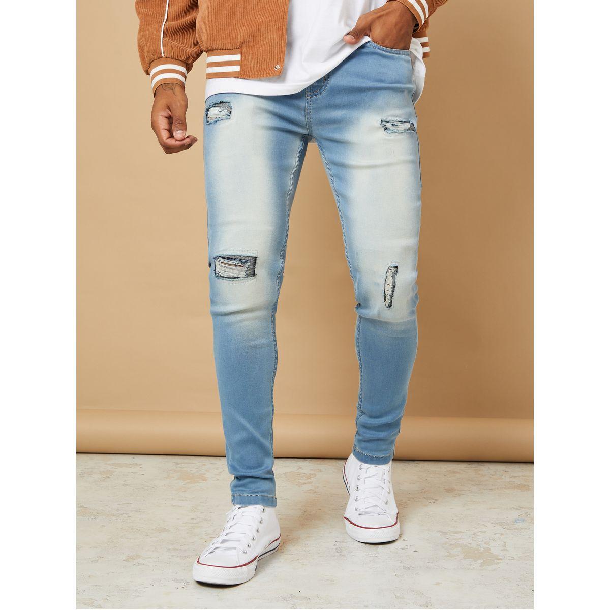 بنطال جينز بقصة سوبر سكيني-men-clothing-bottoms-jeans-image-1