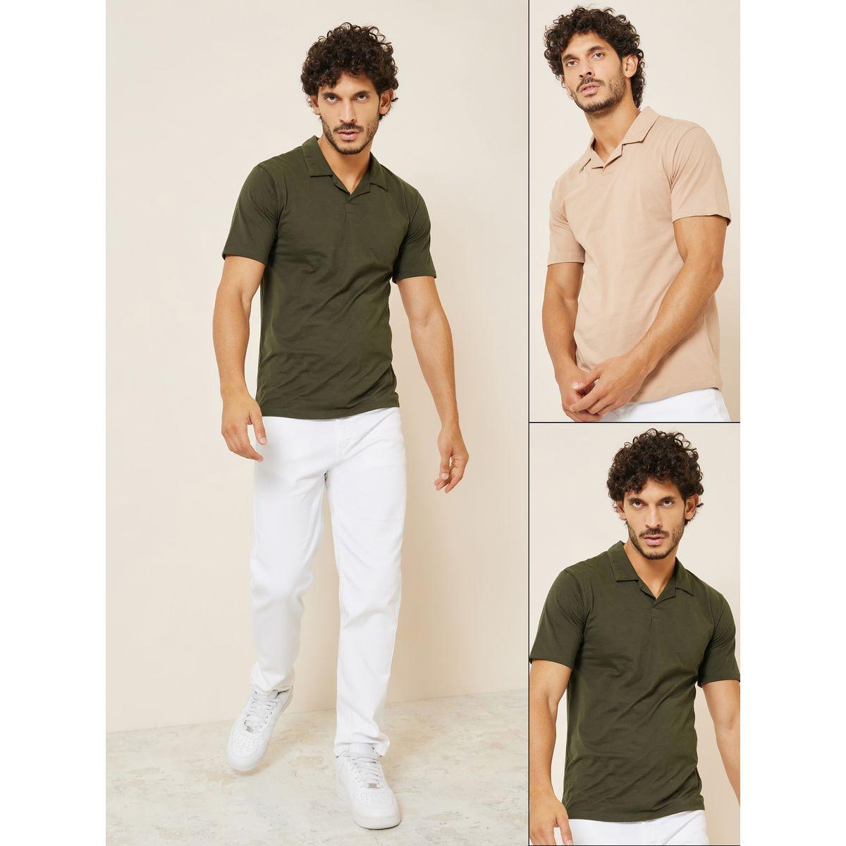 مجموعة من 2 تيشيرت بولو كاجوال-men-clothing-tshirtsandpolos-polos-image-1